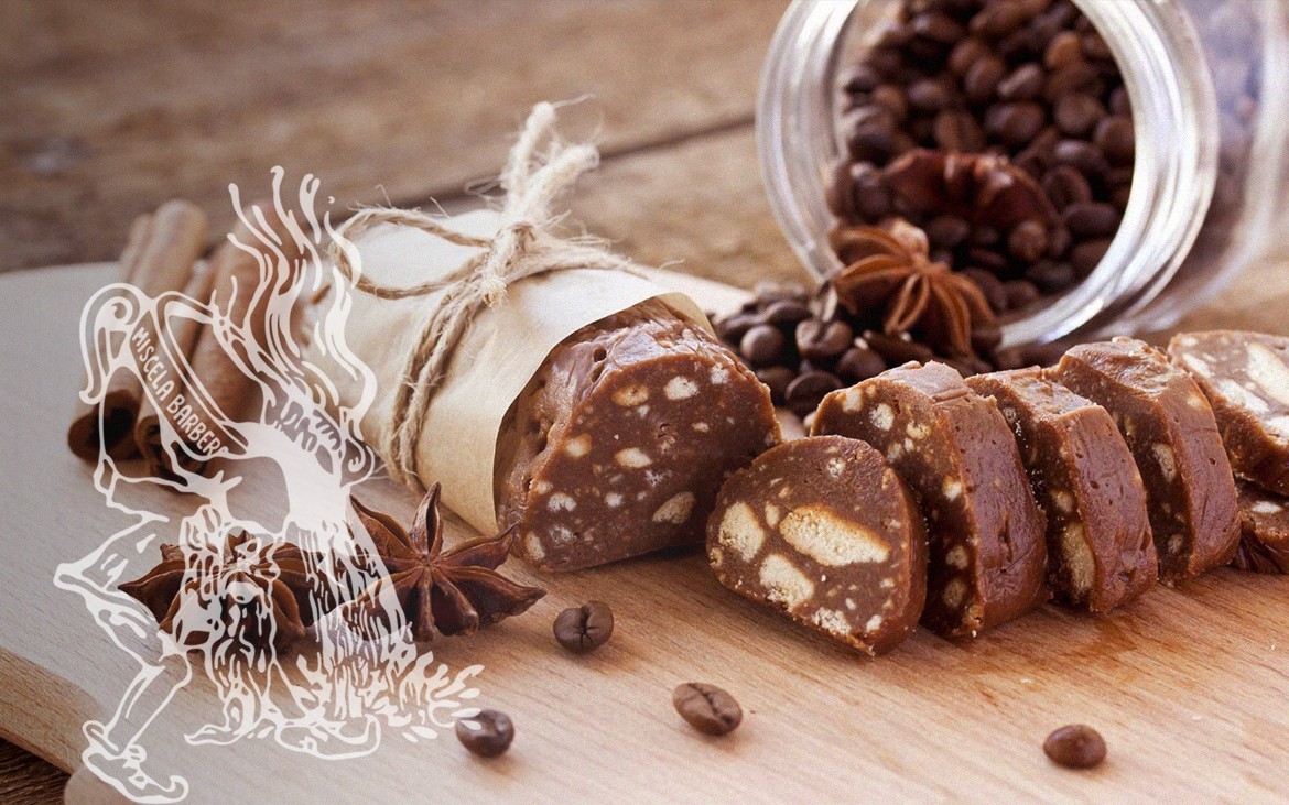 Salame di cioccolato al caffè